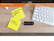 Tablet Screenshot of moduskft.hu